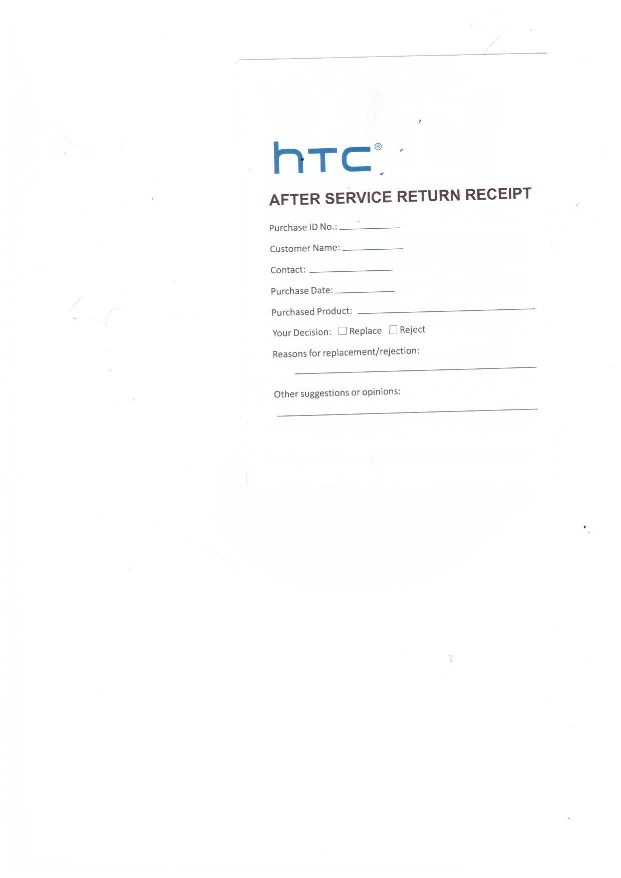 Warranty Front